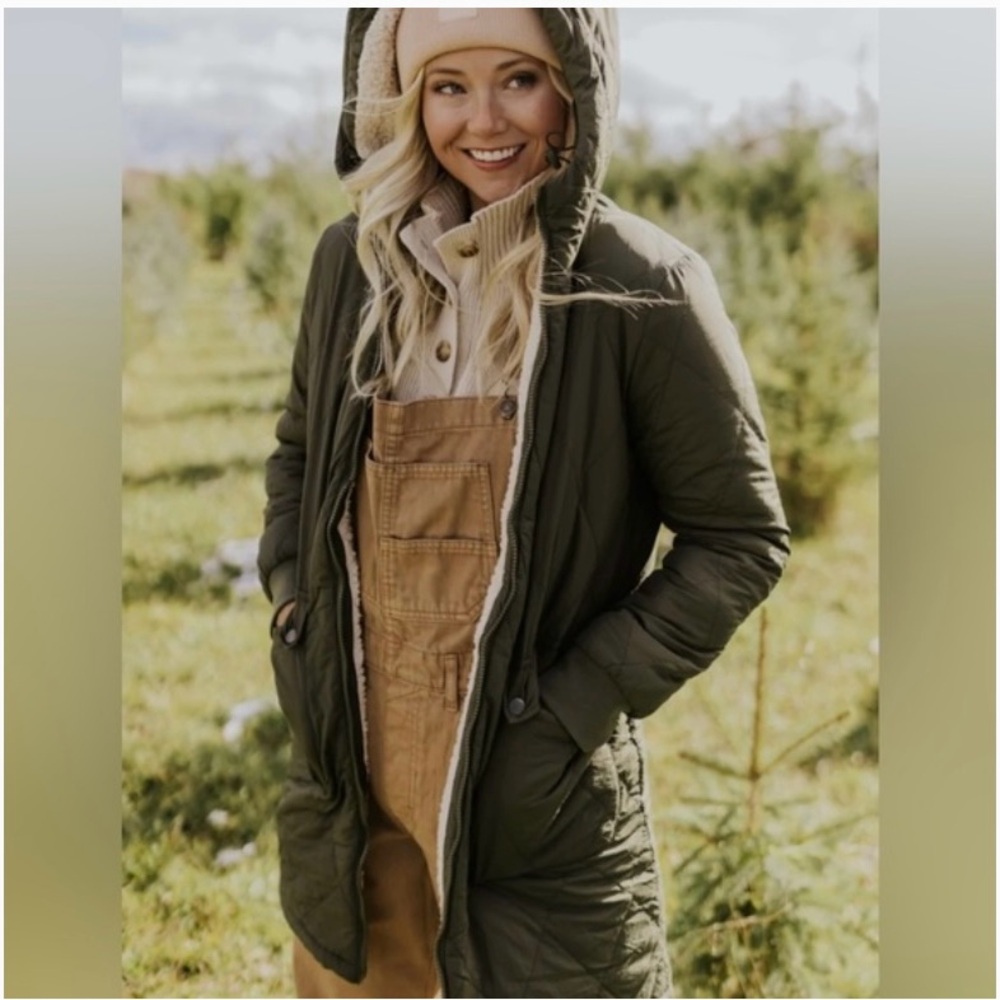 The Duchess reversible sherpa jacket